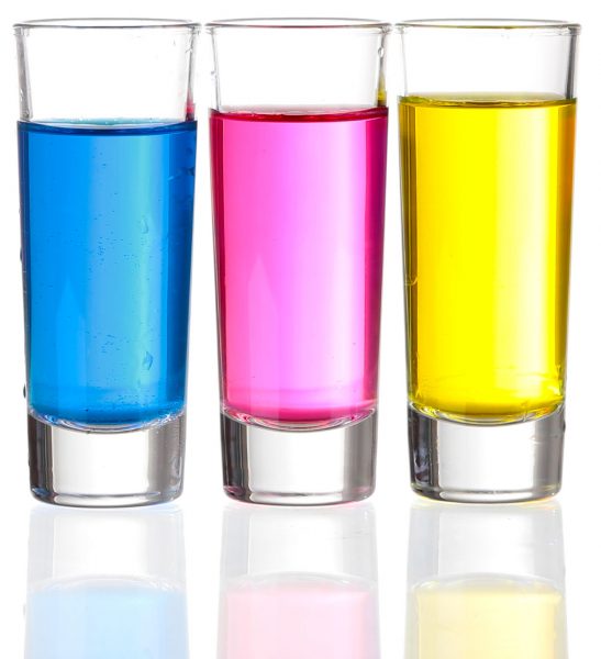 bebidas de colores